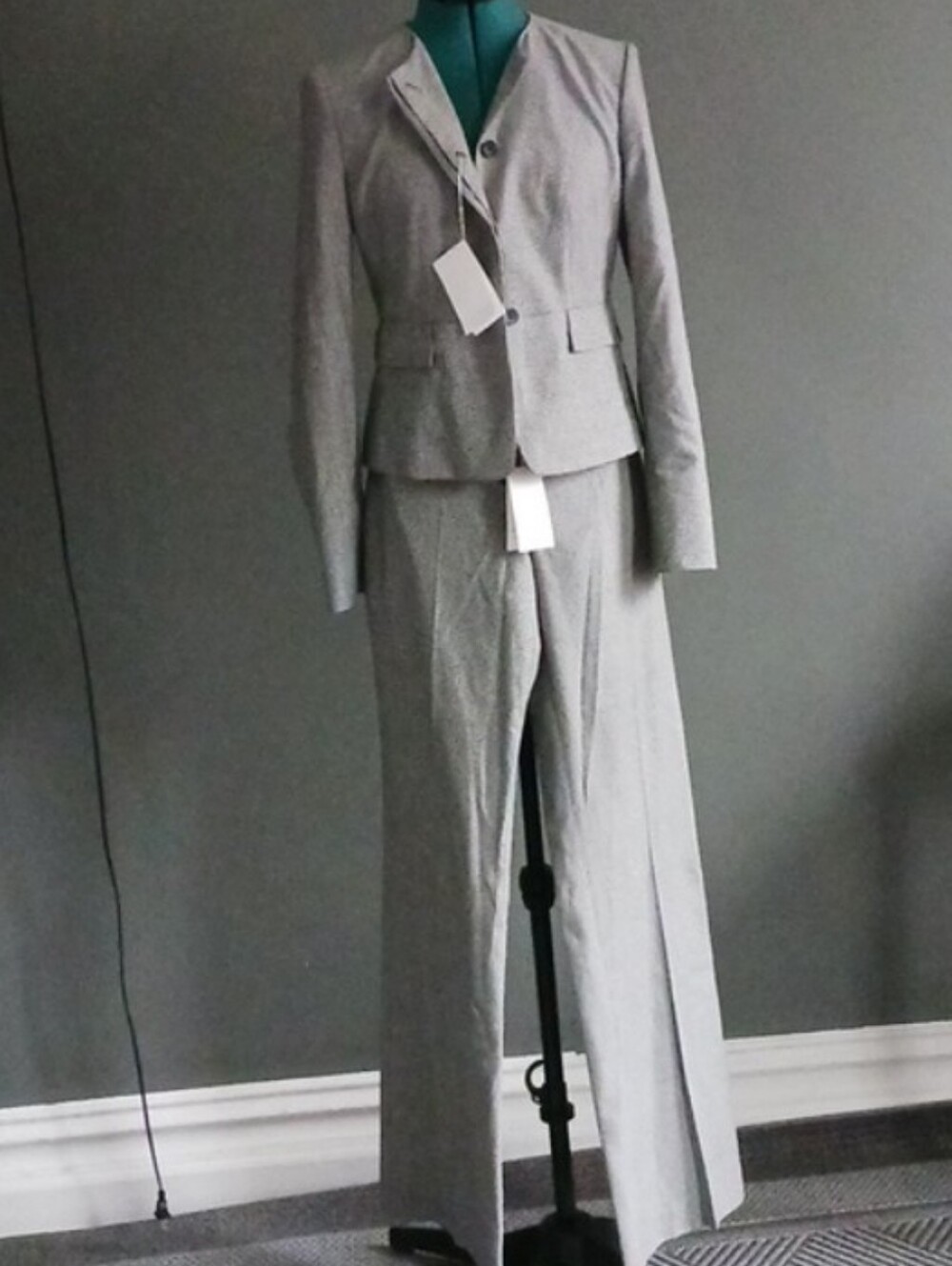 NWT Hugo Boss Set Suit Open Jacket + Pant Size 6